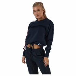 Champion Crewneck Sweatshirt Blue Blå Sale