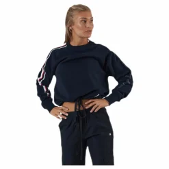 Champion Crewneck Sweatshirt Blue Blå Sale