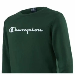 Champion Crewneck Sweatshirt Junior Green Grön Outlet