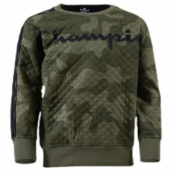 Champion Crewneck Sweatshirt Patterned/Green Mönstrad och Grön Sale
