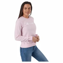 Champion Crewneck Sweatshirt Pink Rosa Online