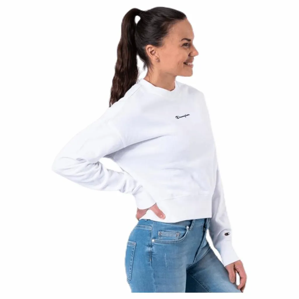 Champion Crewneck Sweatshirt White Vit New
