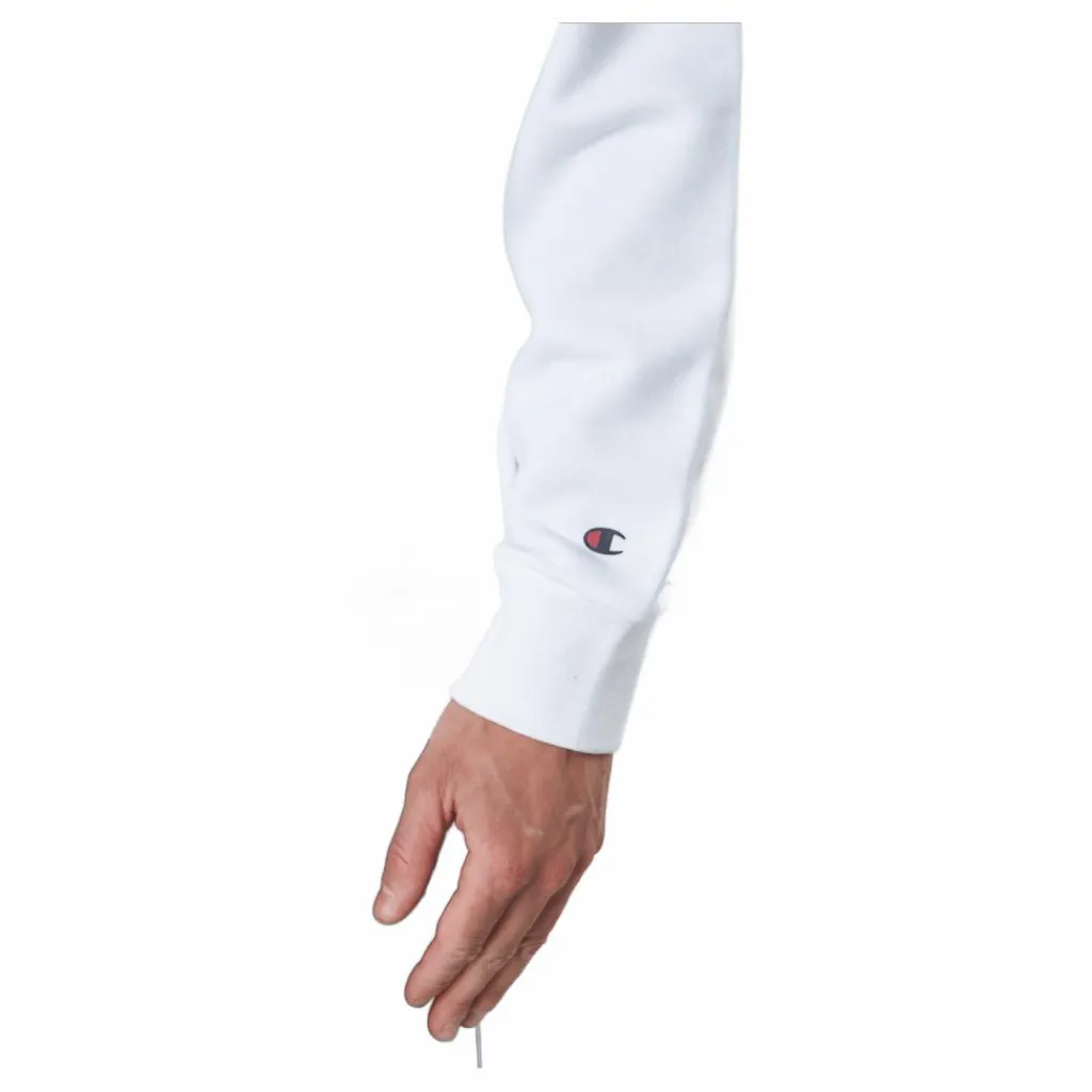 Champion Crewneck Sweatshirt White Vit Outlet