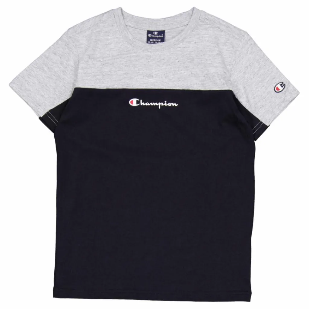 Champion Crewneck T-shirt Black Beauty Flerfärgad Online