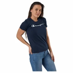 Crewneck T-Shirt Blue*Champion Discount