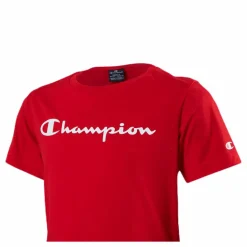 Champion Crewneck T-Shirt Junior Red Röd Outlet
