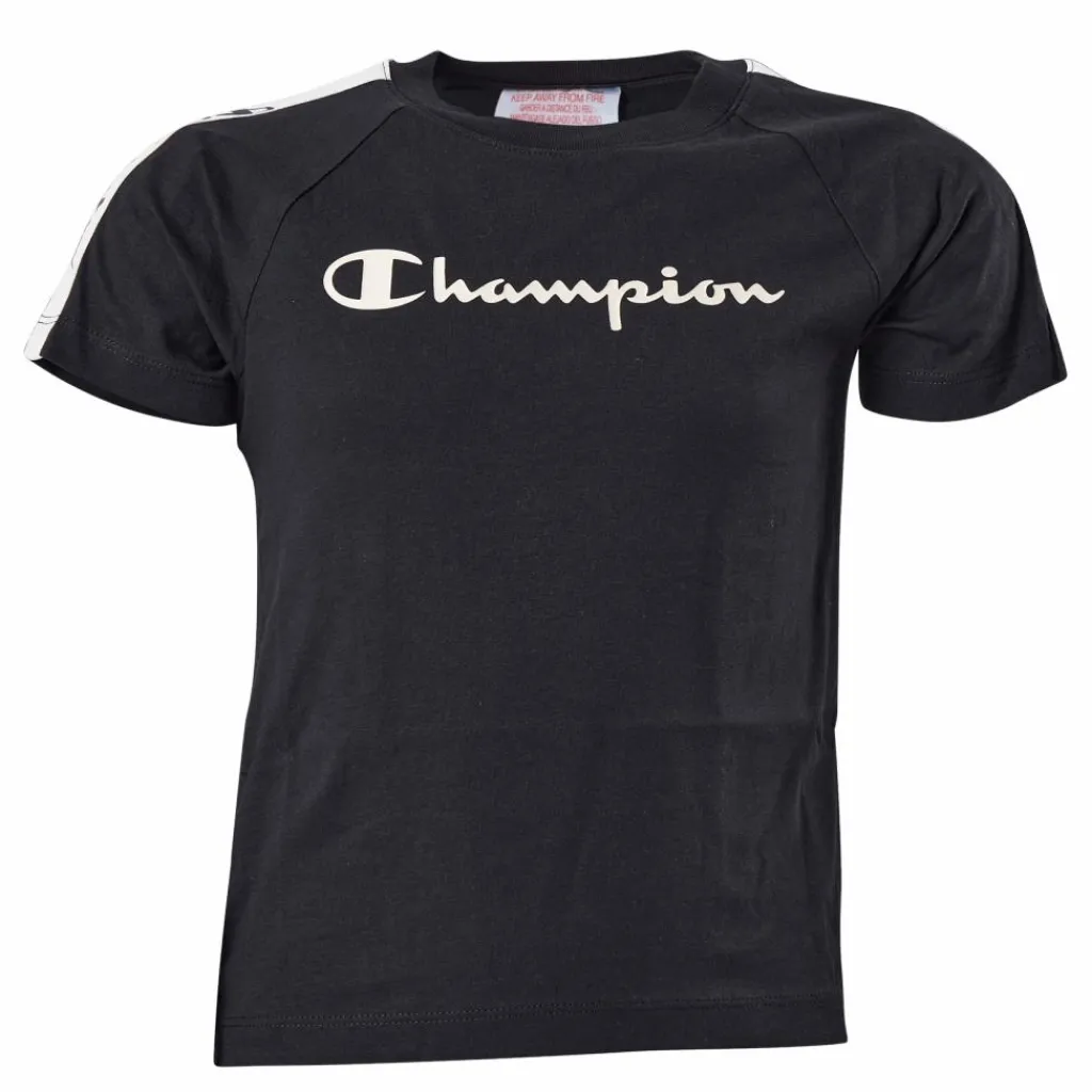 Champion Crewneck T-shirt Kk001 Svart Sale