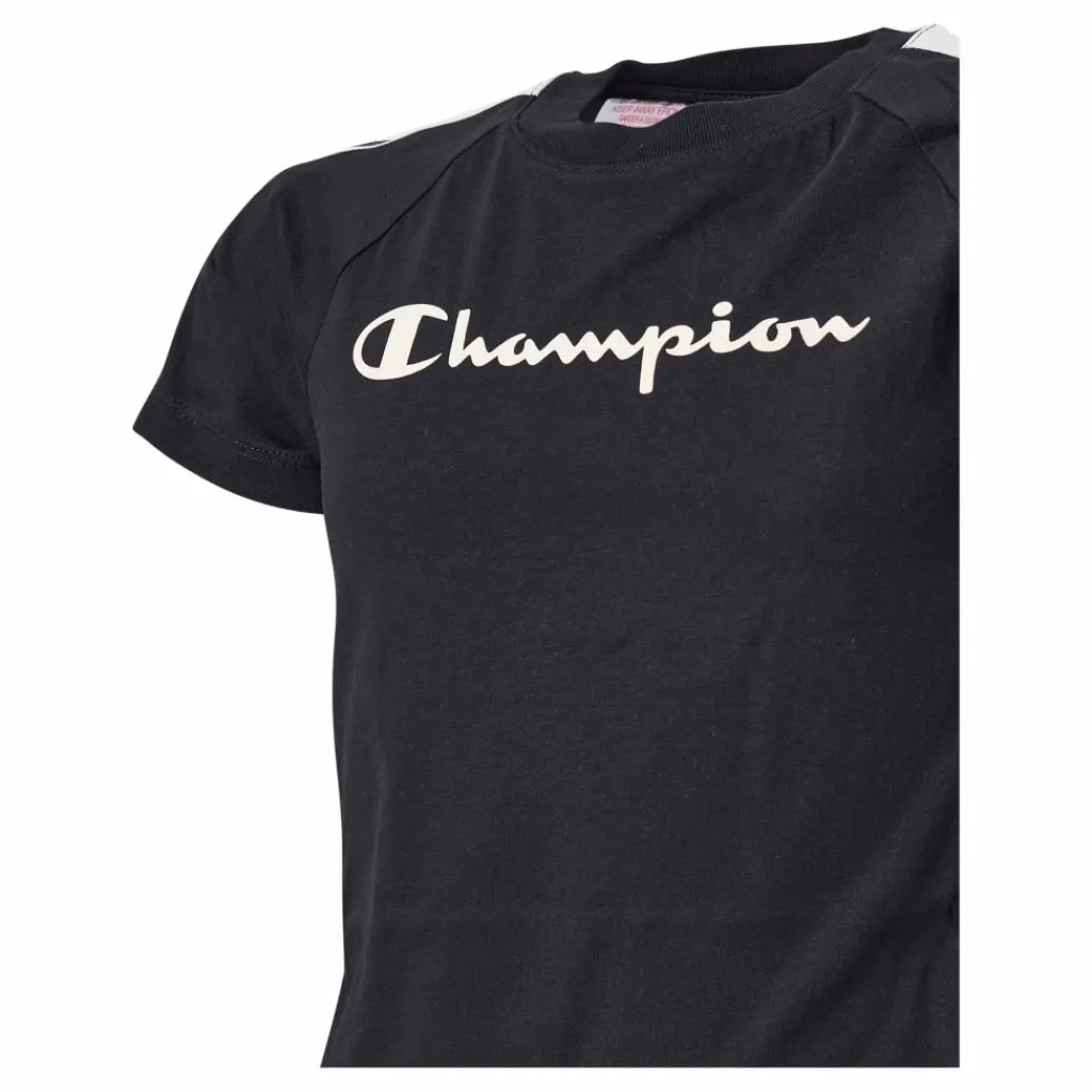Champion Crewneck T-shirt Kk001 Svart Sale