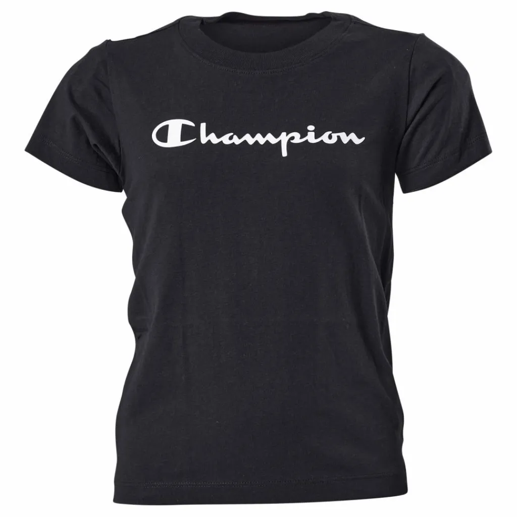 Champion Crewneck T-shirt Kk001 Svart Clearance