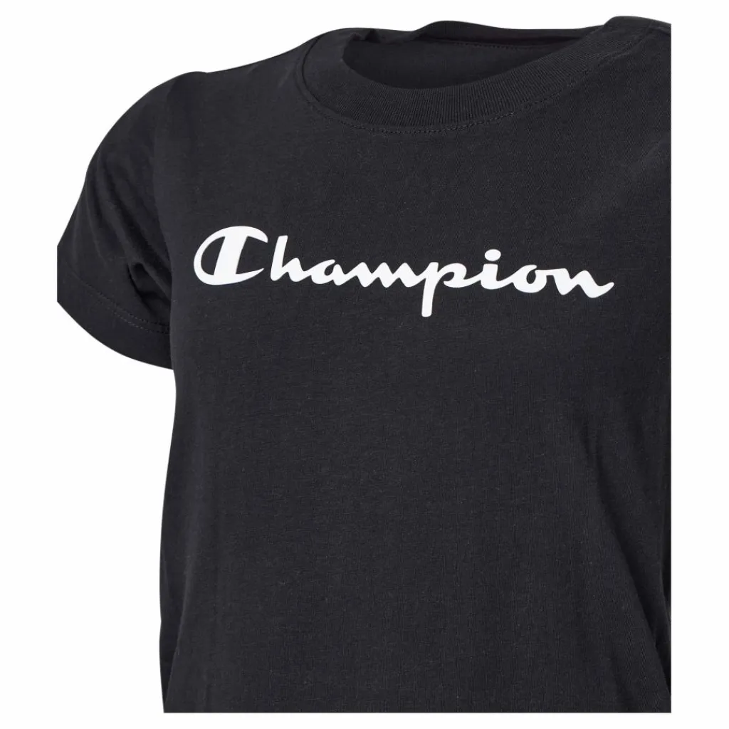 Champion Crewneck T-shirt Kk001 Svart Clearance