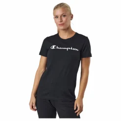 Champion Crewneck T-shirt Kk001 Svart Sale