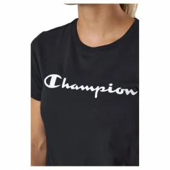 Champion Crewneck T-shirt Kk001 Svart Sale