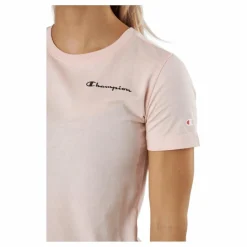 Champion Crewneck T-shirt Peachy Keen Rosa Discount
