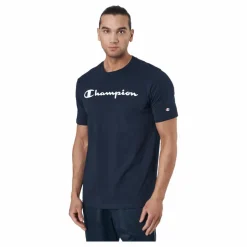 Champion Crewneck T-shirt Sky Captain Blå Clearance