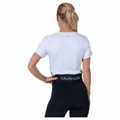 Cropped Short Sleeve T-Shirt White*Calvin Klein Sale