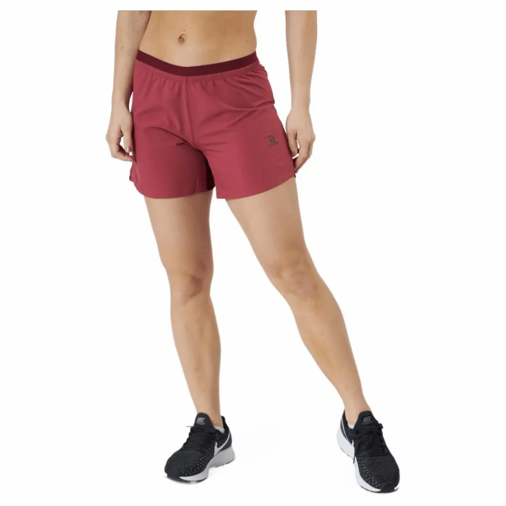 Salomon Cross 5'' Short W Earth Red/cabernet Röd Best