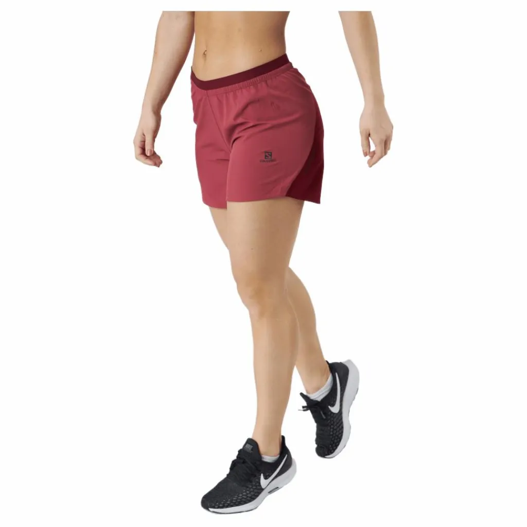 Salomon Cross 5'' Short W Earth Red/cabernet Röd Best