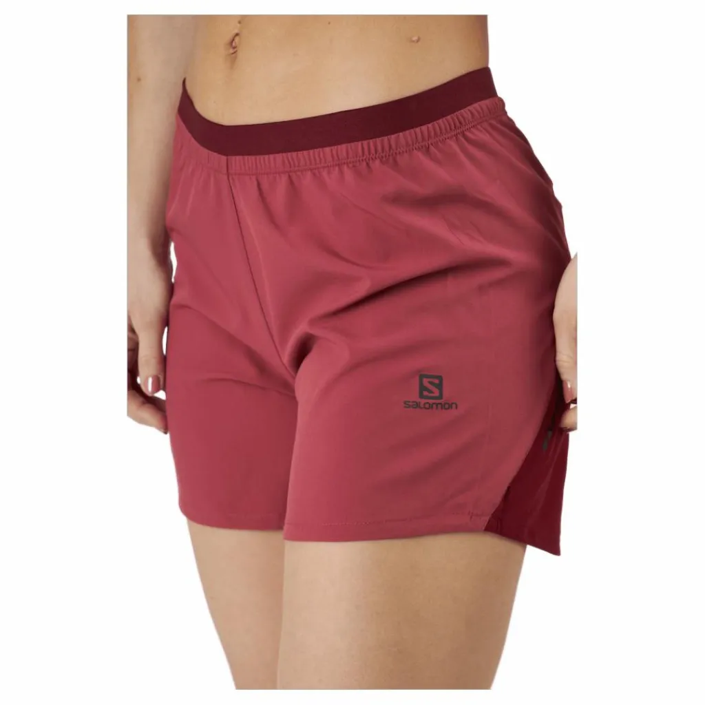 Salomon Cross 5'' Short W Earth Red/cabernet Röd Best