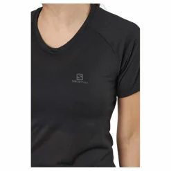 Salomon Cross Rebel Ss Tee W Black Svart Online