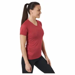 Salomon Cross Rebel Ss Tee W Earth Red Röd Hot
