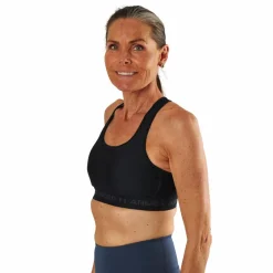 Under Armour Crossback Mid Bra Black Svart Online
