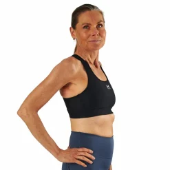 Under Armour Crossback Mid Bra Black Svart Online