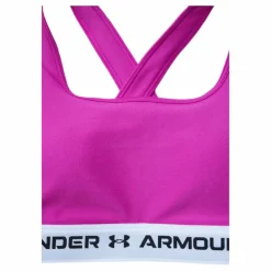 Under Armour Crossback Mid Bra Pink Rosa Discount