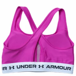 Under Armour Crossback Mid Bra Pink Rosa Discount