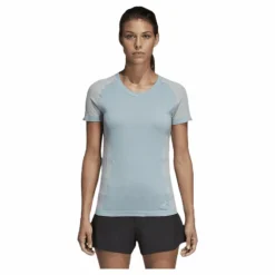 adidas Cru Tee Primeknit Blue/Grey Vit Sale