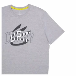 Under Armour Curry Champ Mindset Tee Steel Grå New