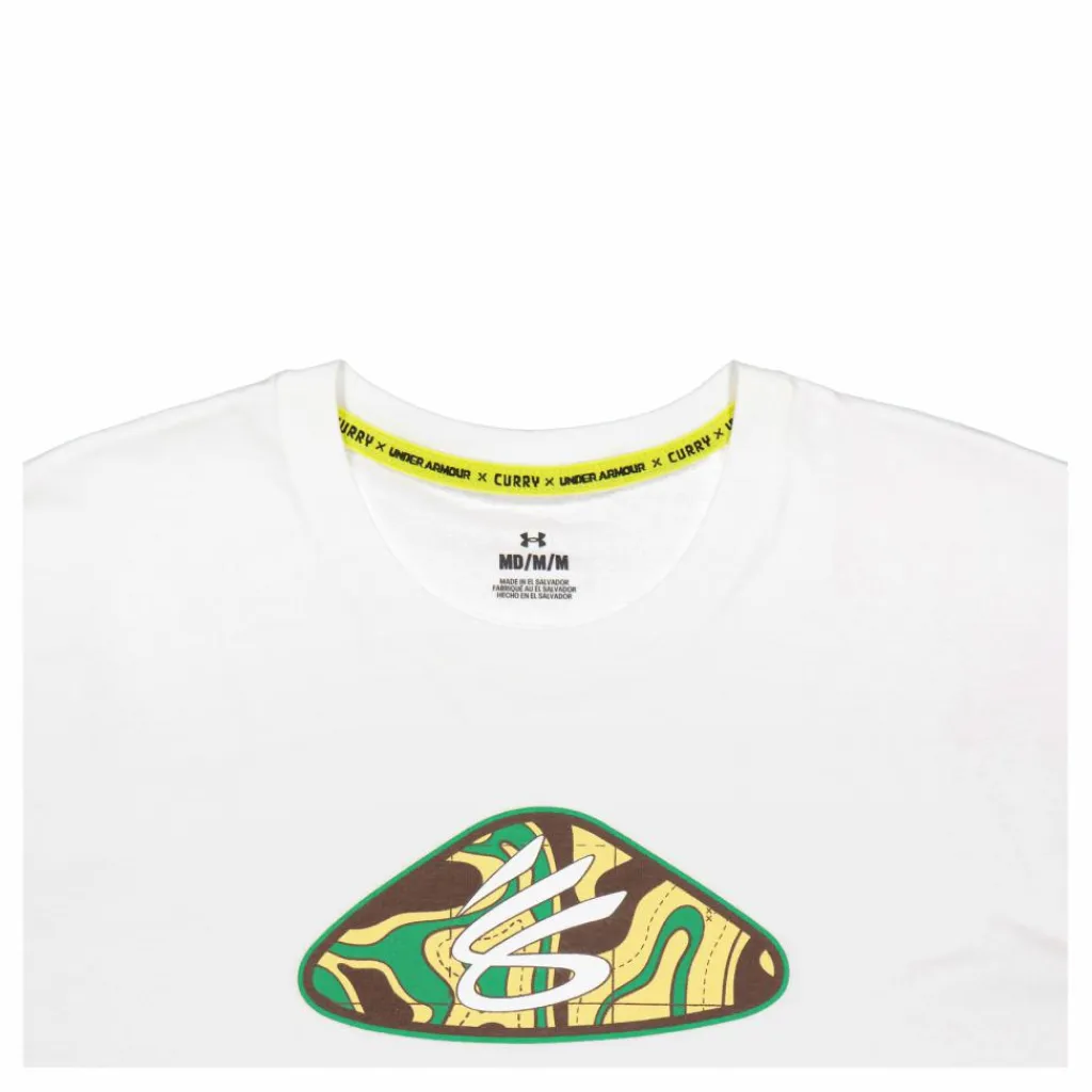Under Armour Curry Slvs Tee White Vit Clearance