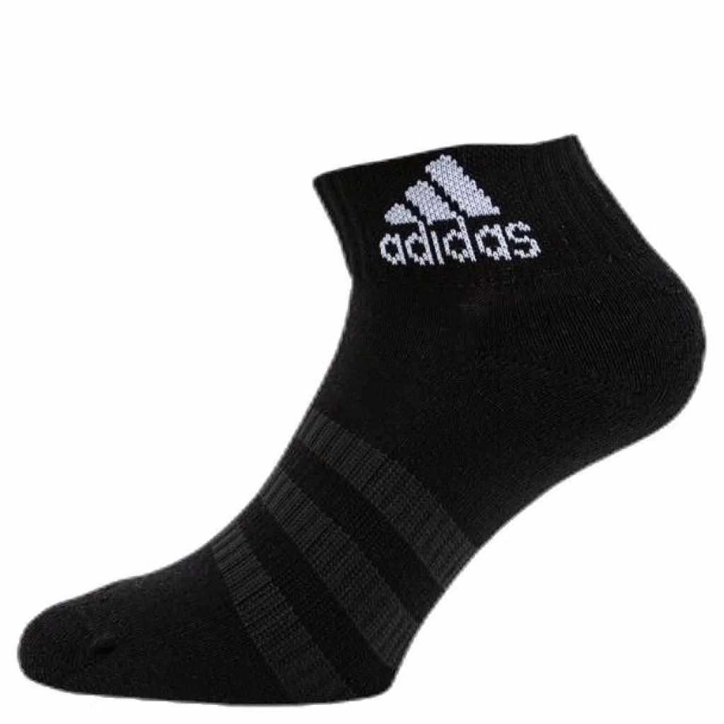adidas Tennis Cush Ank 3-Pack Black Svart Online