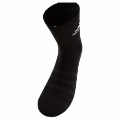 adidas Tennis Cush Crew 3-Pack Black Svart Clearance