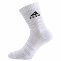 adidas Tennis Cush Crew 3-Pack White Vit New