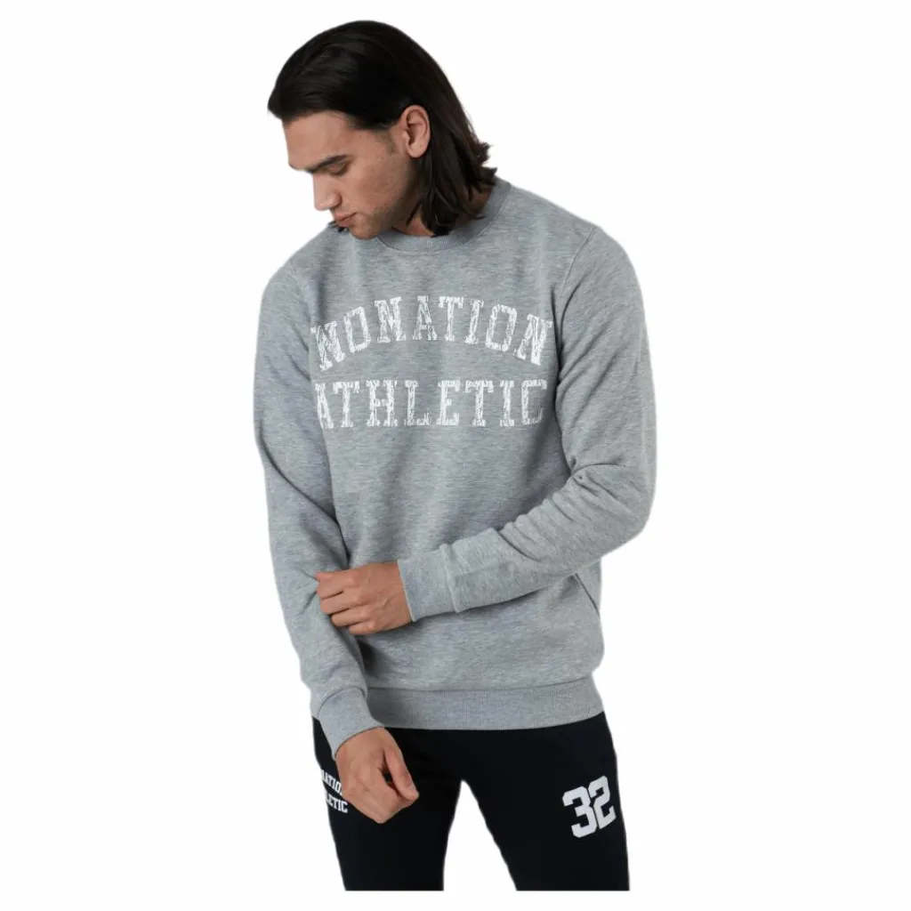 Nonation Dacota Crew Neck Sweater Grey Grå Sale
