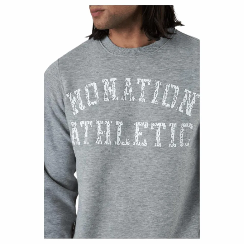 Nonation Dacota Crew Neck Sweater Grey Grå Sale