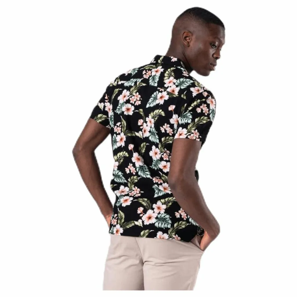 Dale Resort Shirt S/S One Pocket Black*Jack & Jones New
