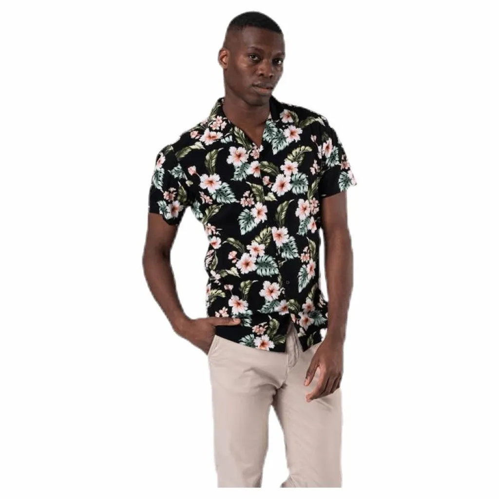Dale Resort Shirt S/S One Pocket Black*Jack & Jones New