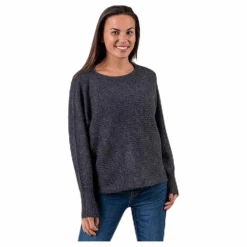 Only Daniella L/S Pullover Grey Grå Online