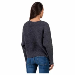 Only Daniella L/S Pullover Grey Grå Online