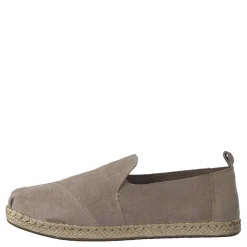 Toms Decontructed Alpergata Taupe Suede Brun Sale