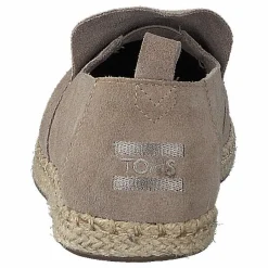 Toms Decontructed Alpergata Taupe Suede Brun Sale