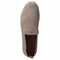 Toms Decontructed Alpergata Taupe Suede Brun Sale