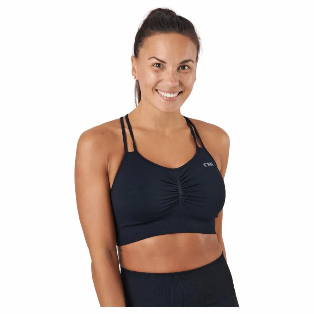 ICANIWILL Define Seamless Scrunch Sports Black Svart Sale