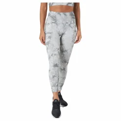 ICANIWILL Define Seamless Tie Dye Tights Grey Melange Grå New