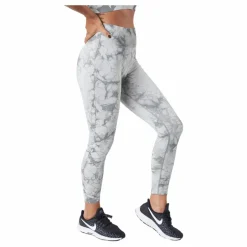 ICANIWILL Define Seamless Tie Dye Tights Grey Melange Grå New