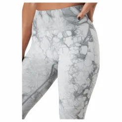 ICANIWILL Define Seamless Tie Dye Tights Grey Melange Grå New