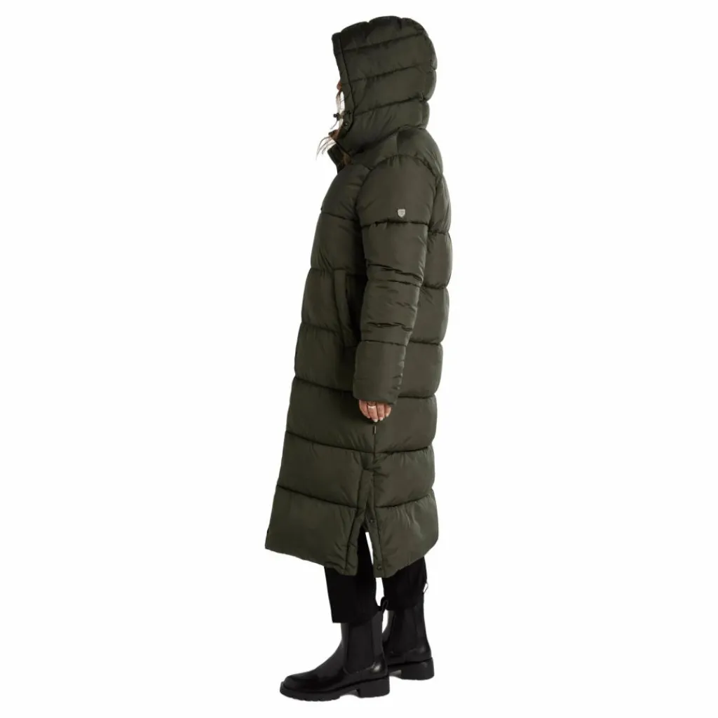 Tuxer Deyna Reco Coat Dark Olive Svart Discount
