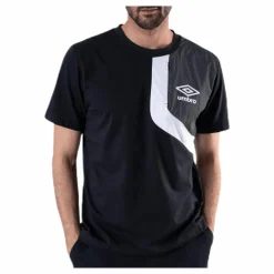 Diamond Cut Pocket Tee Black*Umbro Online