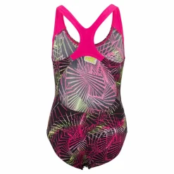 Speedo Digital Placement Splashback J Black Electric Pink Flerfärgad Discount
